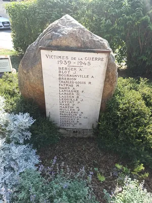 Plaque aux Victimes 39-45 d'Auvers-sur-Oise