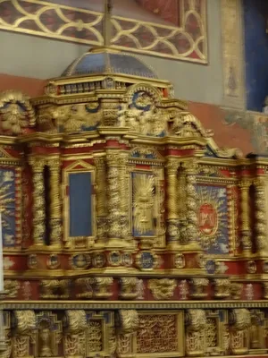 Tabernacle du maître-autel de l'Église Saint-Christophe de Cergy