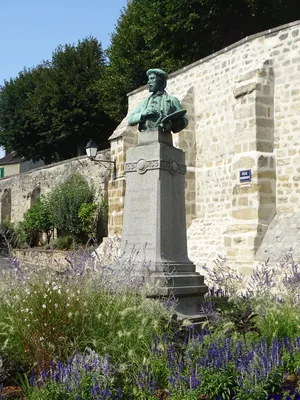 Statue de Charles-François Daubigny à Auvers-sur-Oise