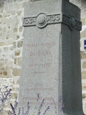 Statue de Charles-François Daubigny à Auvers-sur-Oise