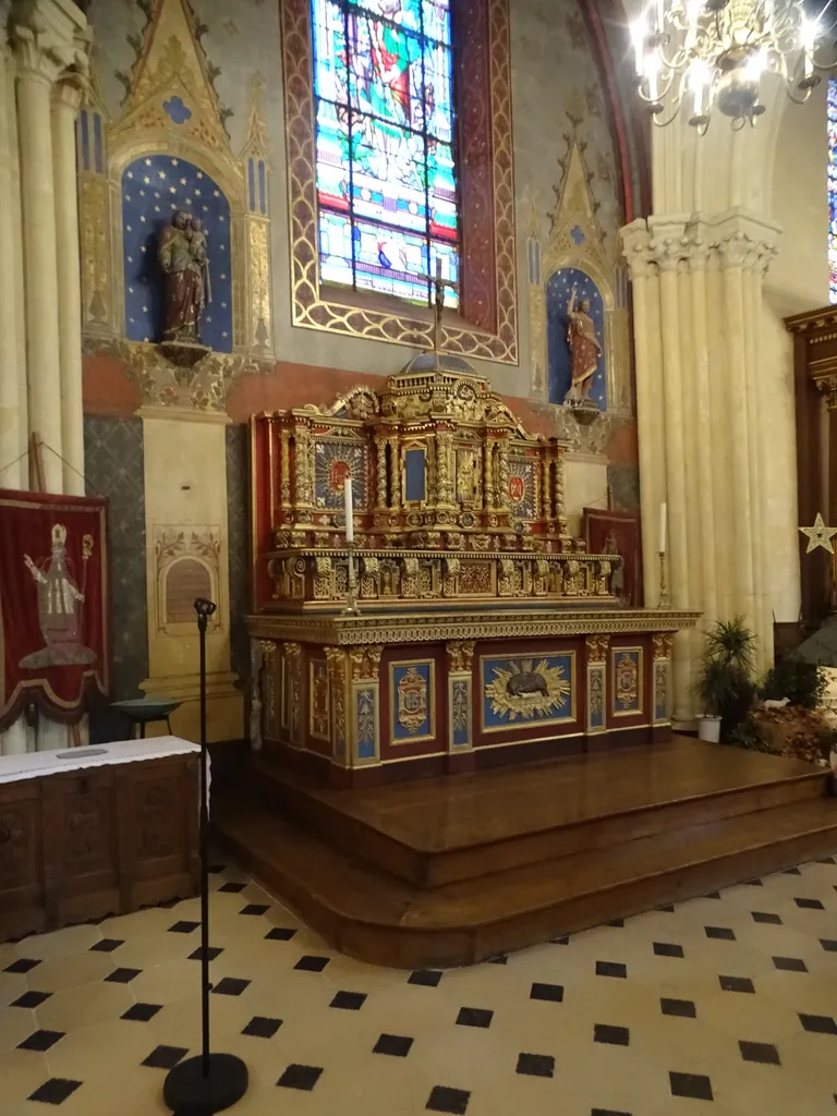 Tabernacle du maître-autel de l'Église Saint-Christophe de Cergy