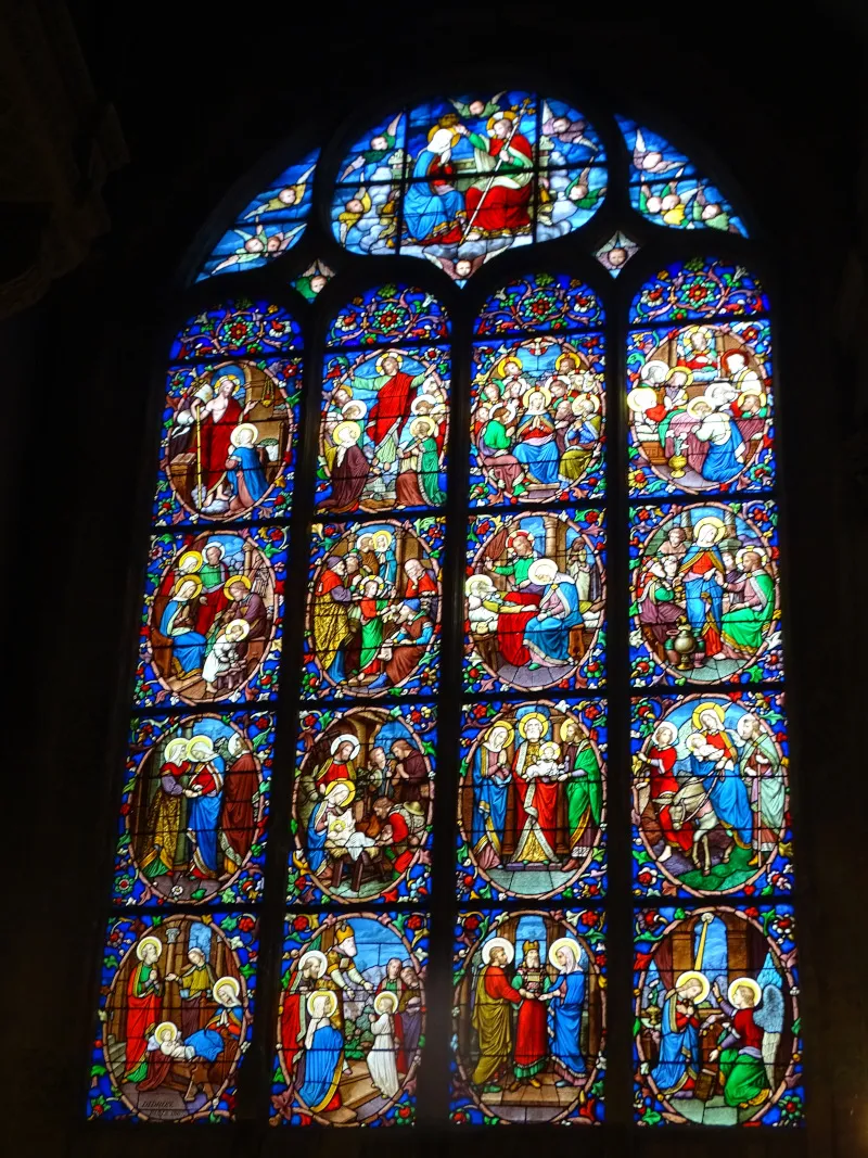 Vitrail Baie C dans la Cathédrale de Pontoise